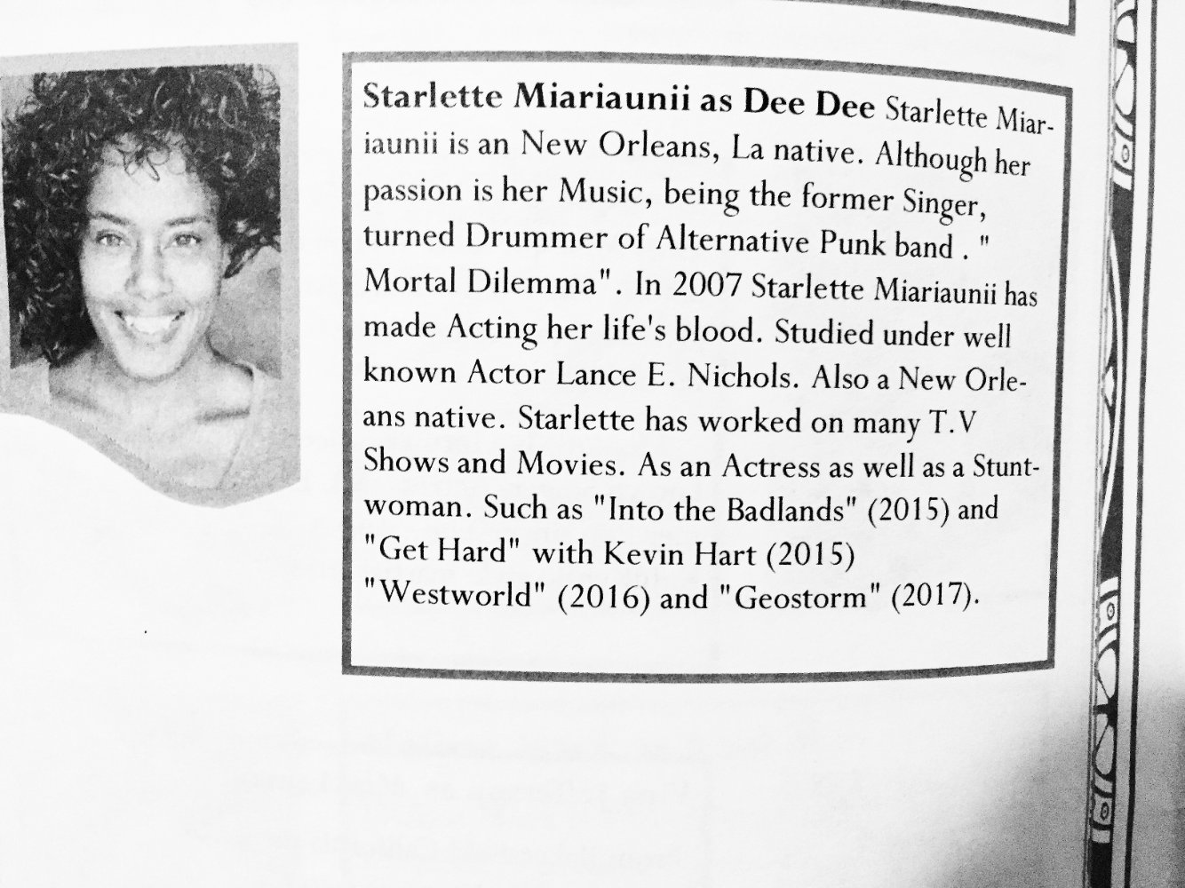 Starlette Miariaunii